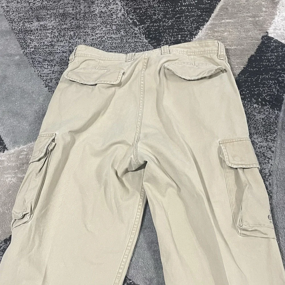 Polo Ralph Lauren Cargo Pants Men 36x34 Brown Paratrooper Utility Military USA - Picture 12 of 16